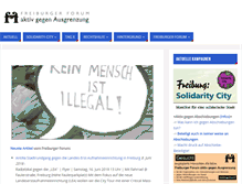 Tablet Screenshot of freiburger-forum.net